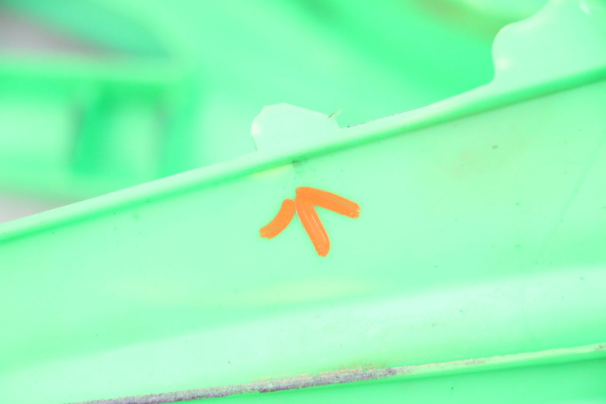 photo de COMPLETA CARENATURA KAWASAKI KXF KX-F 250 (2017 - 2019) - Zoom sullo stato d'uso