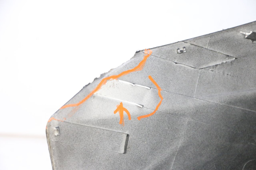 photo de FACCIATA ANTERIORE YAMAHA XMAX X-MAX 125 (2006 - 2009) - Zoom qualità usato