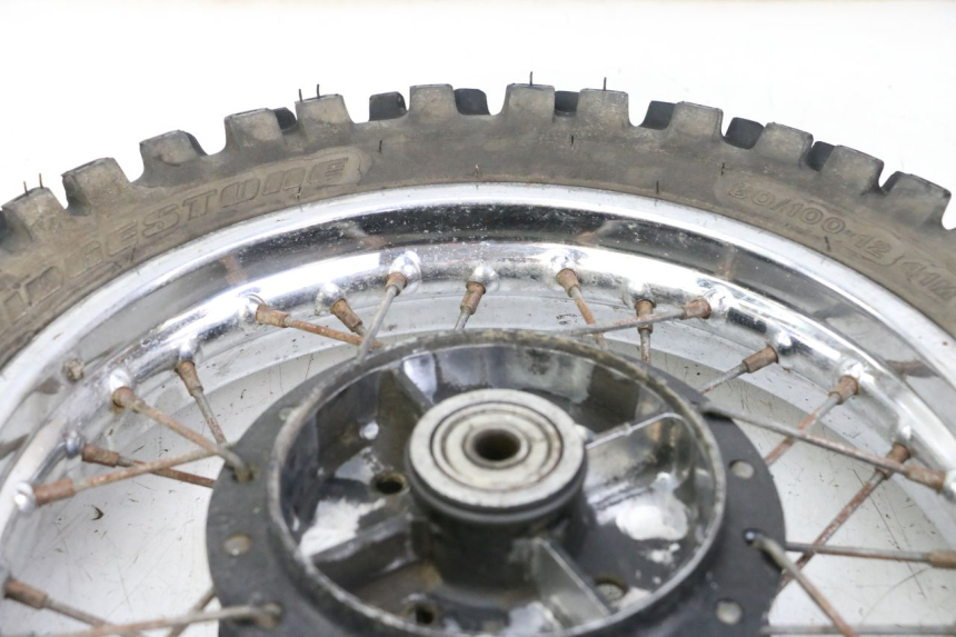 photo de CERCHIO POSTERIORE E PNEUMATICO YAMAHA PW 80 (1983 - 2014)