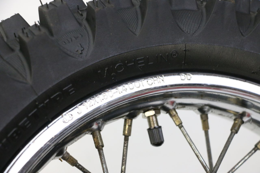 photo de CERCHIO POSTERIORE E PNEUMATICO YAMAHA PW 80 (1983 - 2014)