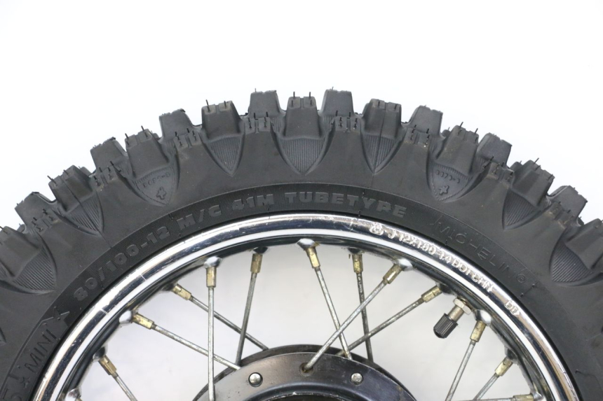 photo de CERCHIO POSTERIORE E PNEUMATICO YAMAHA PW 80 (1983 - 2014)