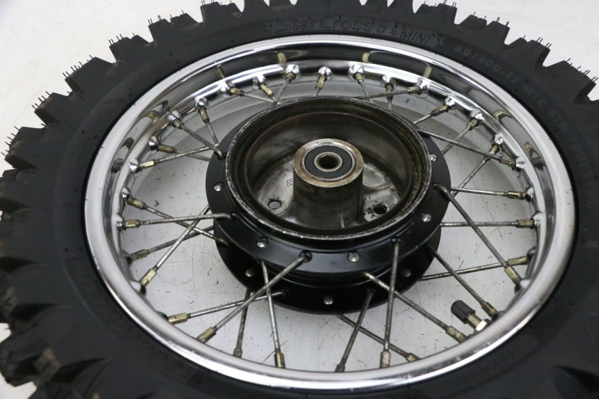 photo de CERCHIO POSTERIORE E PNEUMATICO YAMAHA PW 80 (1983 - 2014)