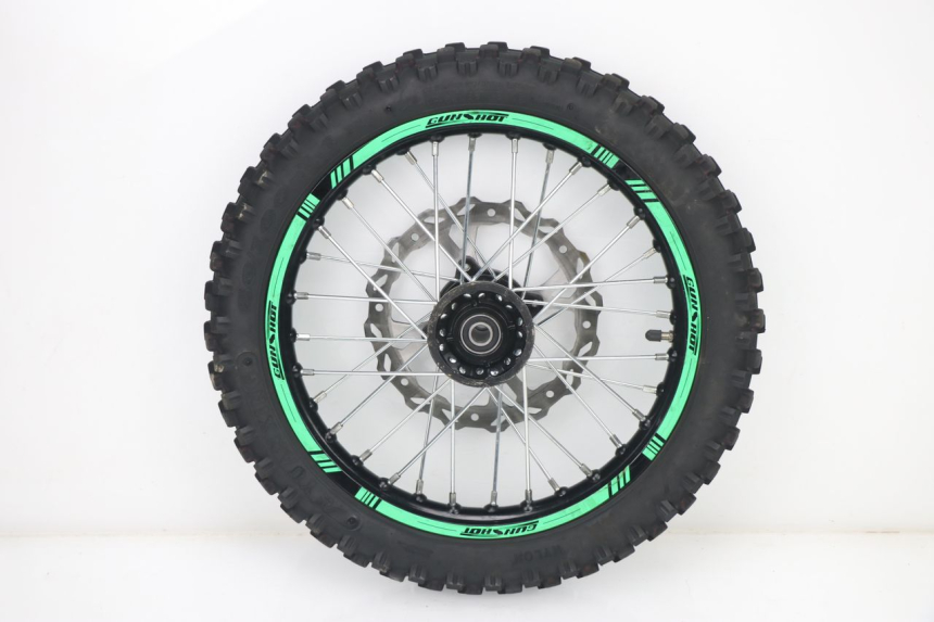 photo de CERCHIO ANTERIORE GUNSHOT PIT BIKE FX 125 (2014 - 2021) - Stato della superficie e materiale