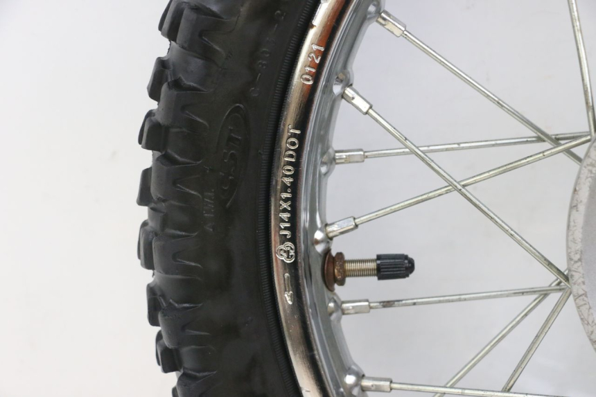 photo de CERCHIO ANTERIORE E PNEUMATICO HONDA CRF-F CRF F 110 (2019 - 2022)
