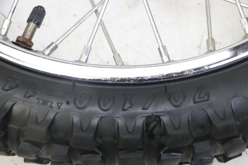 photo de CERCHIO ANTERIORE E PNEUMATICO HONDA CRF-F CRF F 110 (2019 - 2022)