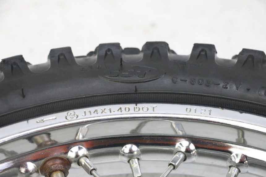 photo de CERCHIO ANTERIORE E PNEUMATICO HONDA CRF-F CRF F 110 (2019 - 2022)