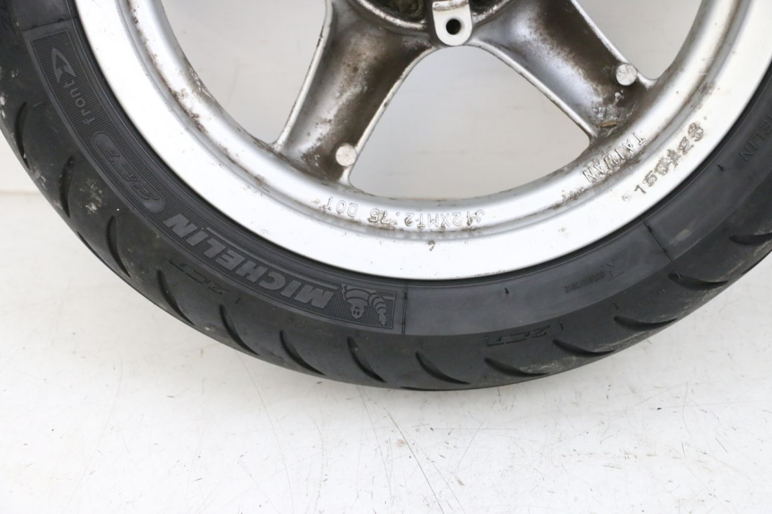 photo de CERCHIO ANTERIORE E PNEUMATICO MBK FLAME X 125 (2007 - 2016) - Marcature e riferimenti originali