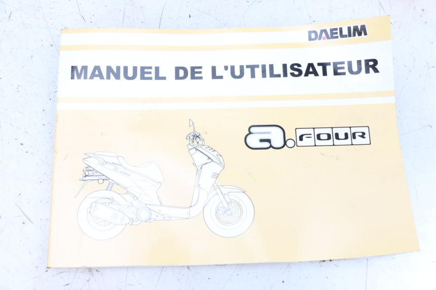 photo de MANUALE DELL'UTENTE DAELIM A-FOUR 2T 50 (2005 - 2012)