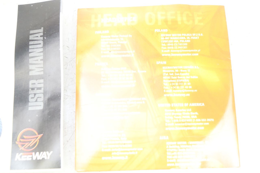 photo de MANUALE DELL'UTENTE KEEWAY F-ACT FACT 50 (2006 - 2011)