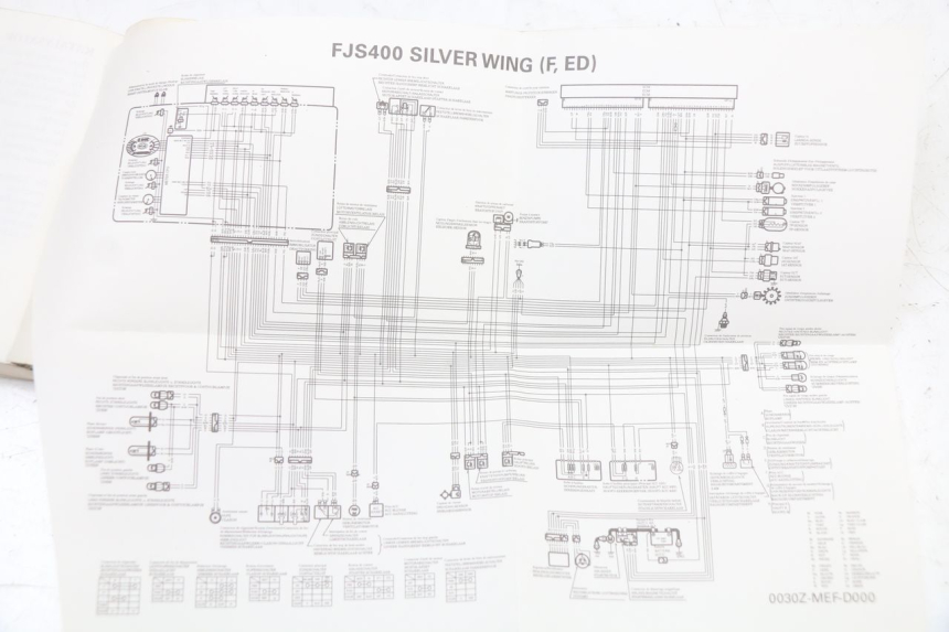 photo de MANUALE D'USO HONDA FJS SILVER WING SILVERWING 400 (2005 - 2008)