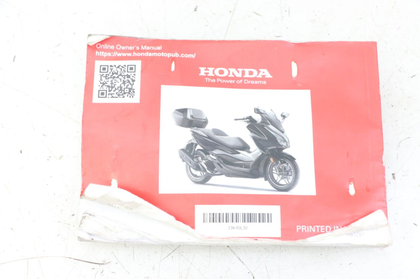 photo de MANUALE D'USO HONDA FORZA 125 (2021 - 2025)