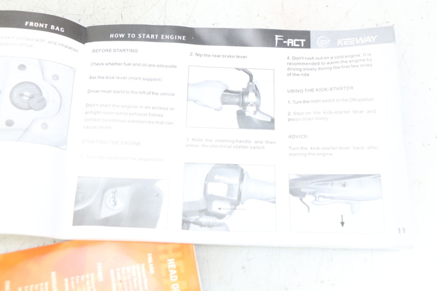 photo de MANUALE DELL'UTENTE KEEWAY F-ACT FACT 50 (2006 - 2011)