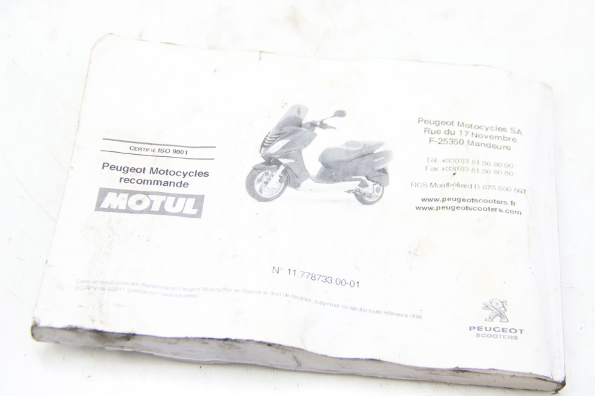 photo de MANUALE DELL'UTENTE PEUGEOT CITYSTAR 125 (2011 - 2017)