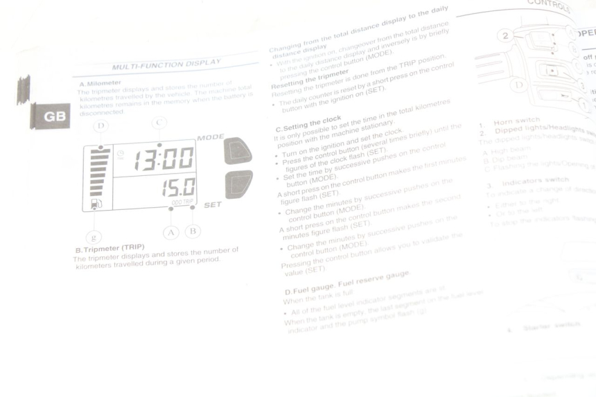 photo de Manuale dell'utente PEUGEOT TWEET 4T 50 (2018 - 2020)