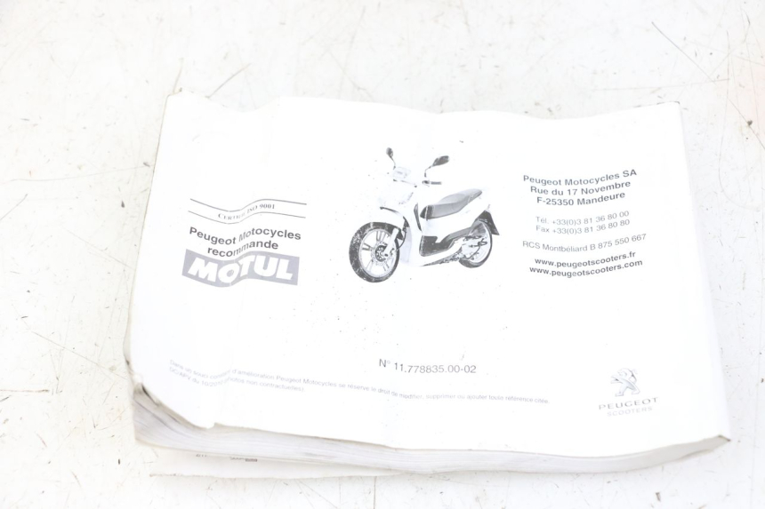 photo de MANUALE D'USO PEUGEOT TWEET 4T 50 (2014 - 2019)