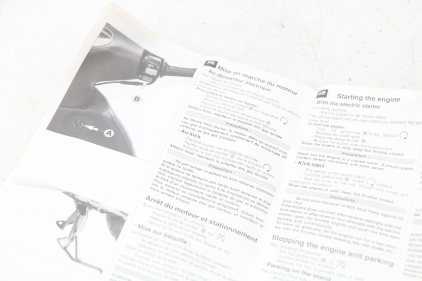 photo de Manuale dell'utente PEUGEOT VIVACITY 50 (1998 - 2003)