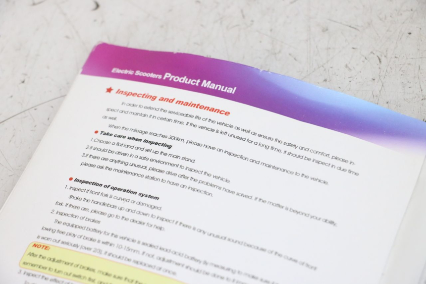 photo de MANUALE D'USO EFUN PUSA 1 - Primo piano tecnico