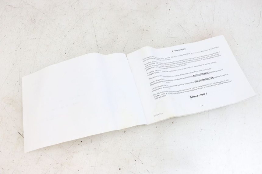 photo de MANUALE D'USO KYMCO SUPER 8 4T 50 (2021 - 2024)