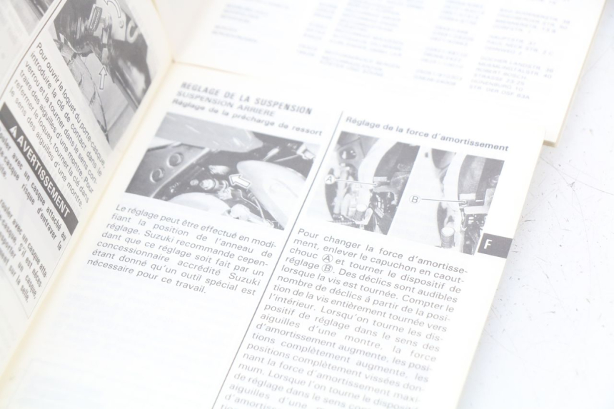 photo de MANUALE DELL'UTENTE SUZUKI XF FREEWIND 650 (1997 - 2003)