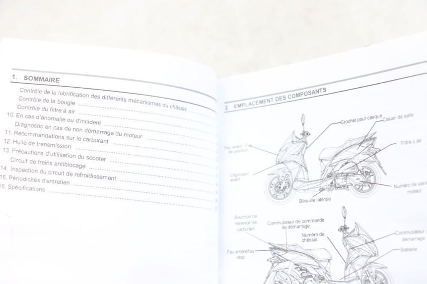 photo de MANUALE DELL'UTENTE SYM JET 14 4T 50 (2018 - 2022)