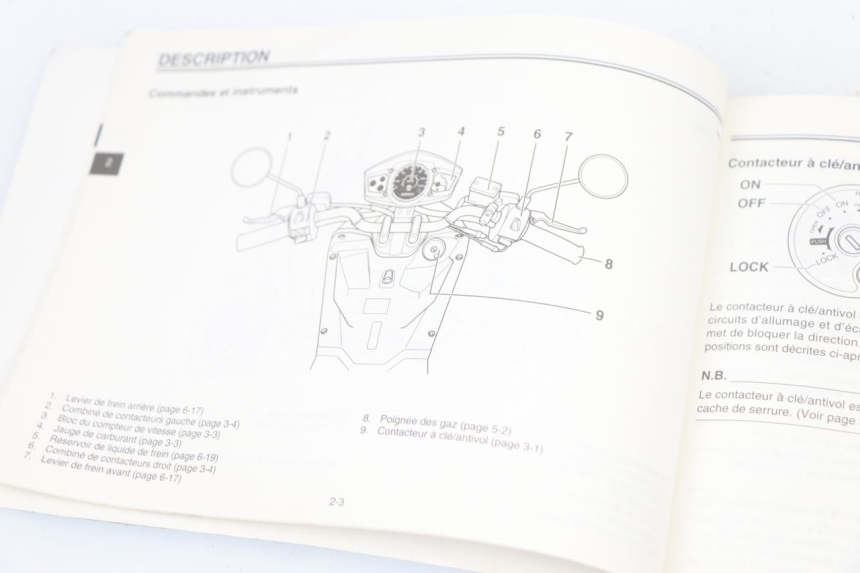 photo de MANUALE DELL'UTENTE YAMAHA BW'S BWS 125 (2010 - 2013)