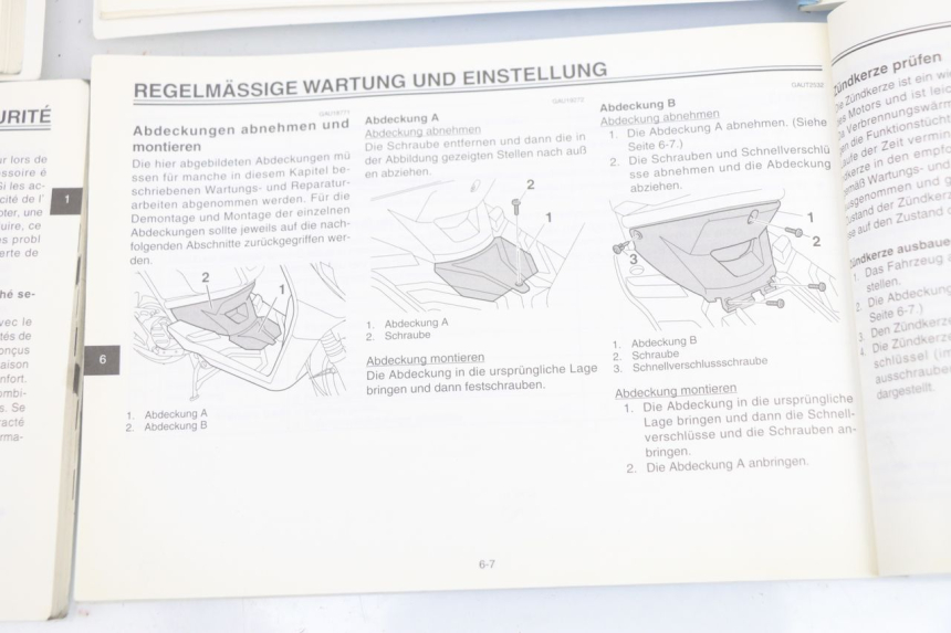 photo de MANUALE DELL'UTENTE YAMAHA BW'S BWS 125 (2010 - 2013)