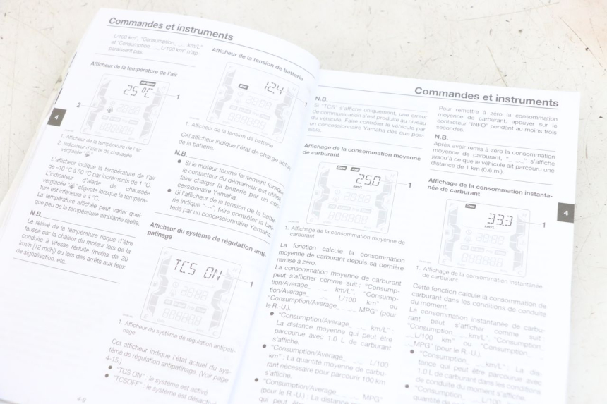 photo de MANUALE D'USO YAMAHA XMAX X-MAX ABS 125 (2017 - 2020)