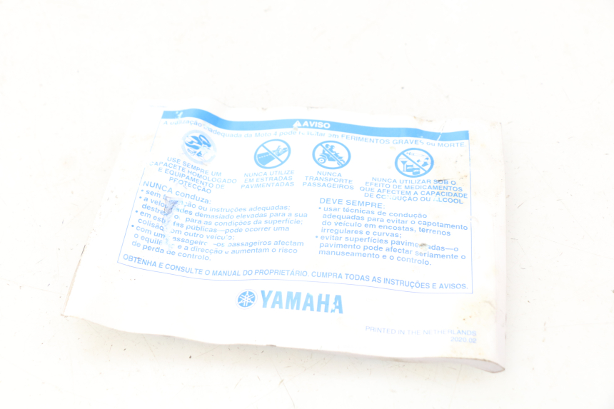photo de MANUALE DELL'UTENTE YAMAHA YFM R RAPTOR 90 (2017 - 2023)