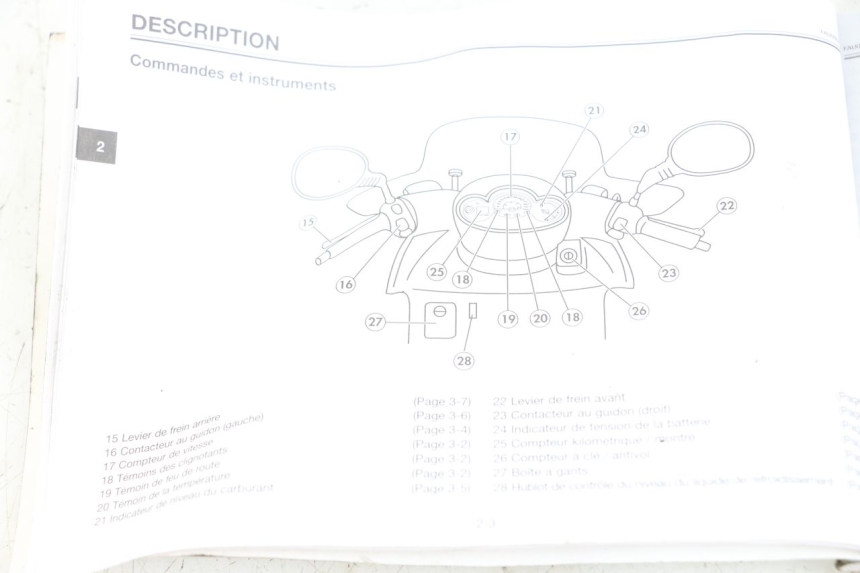 photo de MANUALE D'USO YAMAHA YP MAJESTY 125 (2002 - 2006)