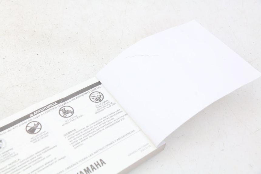 photo de MANUALE DELL'UTENTE YAMAHA YFM R RAPTOR 90 (2017 - 2023)