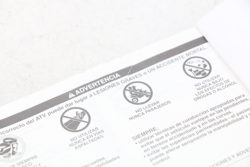 photo de MANUALE DELL'UTENTE YAMAHA YFM R RAPTOR 90 (2017 - 2023)